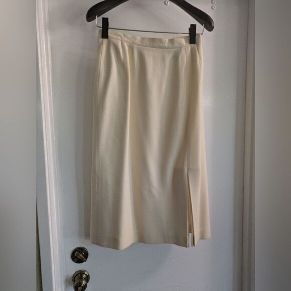 Vintage Nolan Miller The Dynasty Collection Beaded  3 Piece Suit Skirt Size 10 - Picture 8 of 11